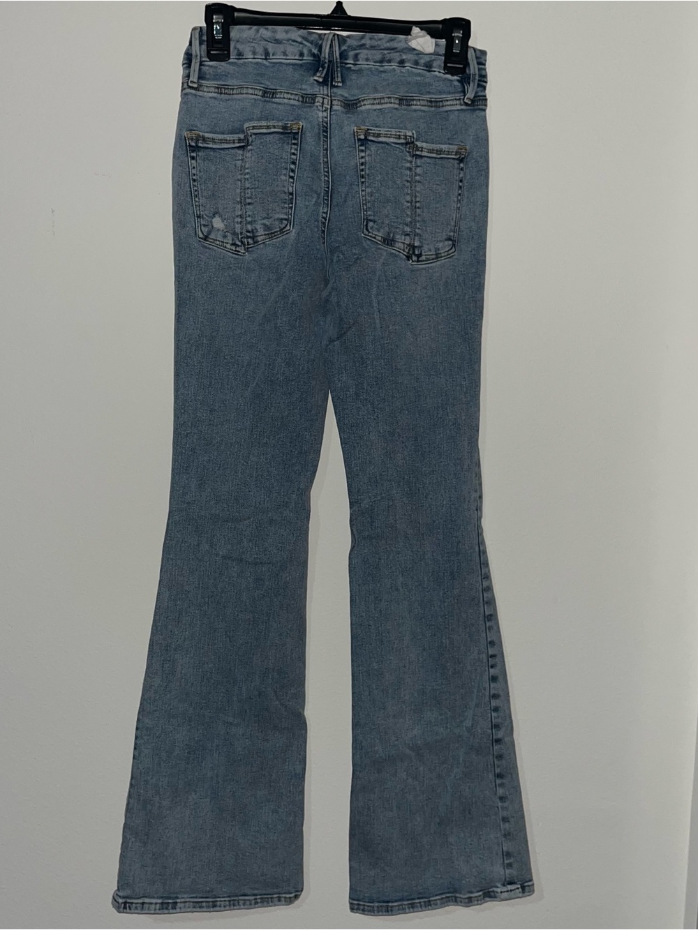 Good American Women's Light Blue Flared Jeans - Picture 5 of 8